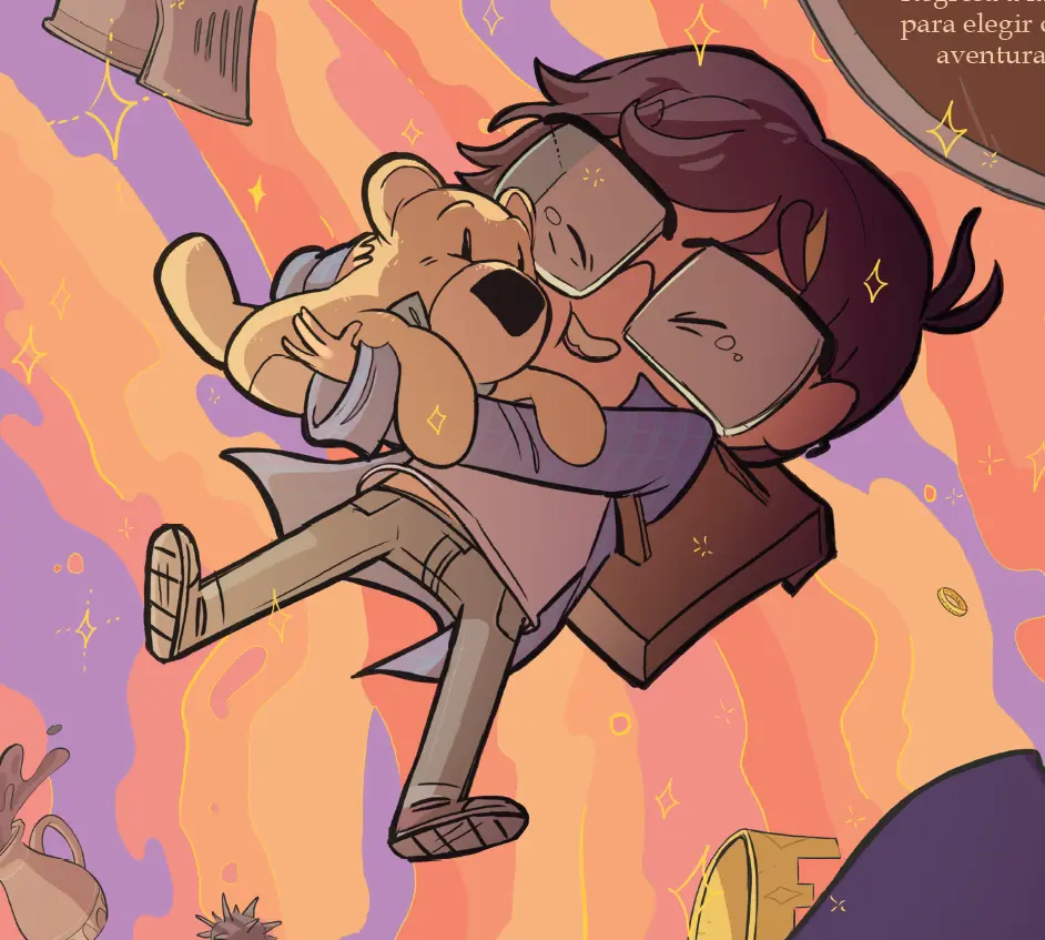 Ilustración del libro interactivo Aventura Infinita 1